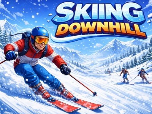 Skiing Downhill gameplay