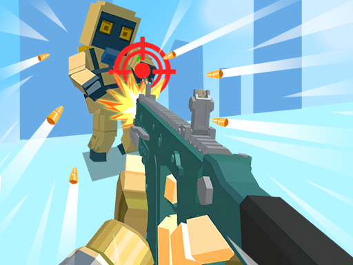 Blockapolypse Zombie Shooter gameplay
