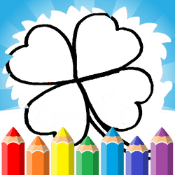 4 Leaf Clover Coloring Page gameplay